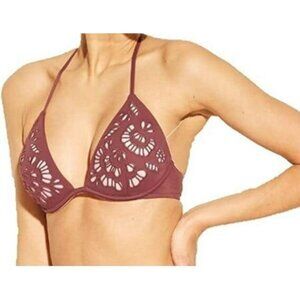 Women's Tropics Light Lift Laser Cut Triangle Bikini Top 38D